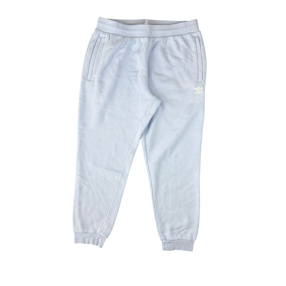 Adidas Originals Trefoil Fleece Jogger Sweatpants Light Blue Women’s XL Unisex